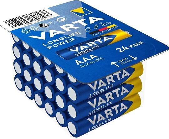 Varta LONGLIFE Power AAA Big Box 24 mikrotužková baterie AAA alkalicko-manganová 1.26 Ah 1.5 V 24 ks