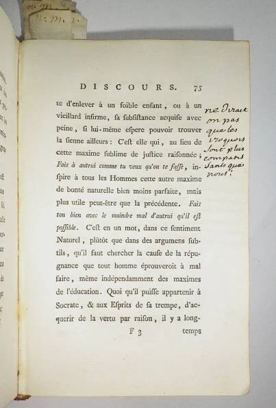Voltaire and Rousseau: Discourse on Inequality