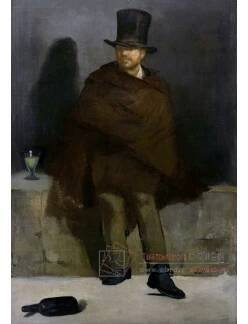 A-6045 Édouard Manet - Piják absintu