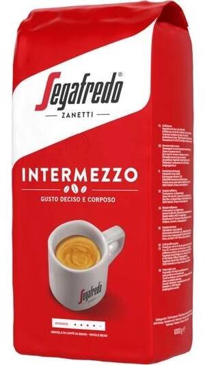 Segafredo Intermezzo zrnková Káva 1 kg | Vrtal s.r.o.
