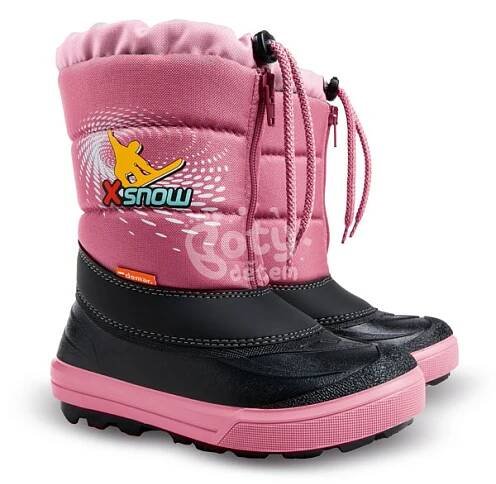 Dětské sněhule Demar KENNY 2 NB X-SNOW růžová
