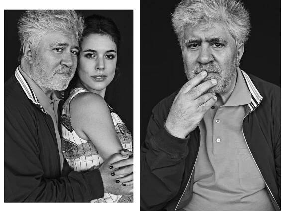 pedro almodovar, adriana ugarte / W magazine