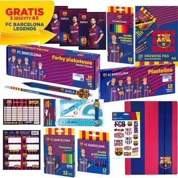 Školní výbava ASTRA FC Barcelona – 19 dílků snů malého fotbalisty!