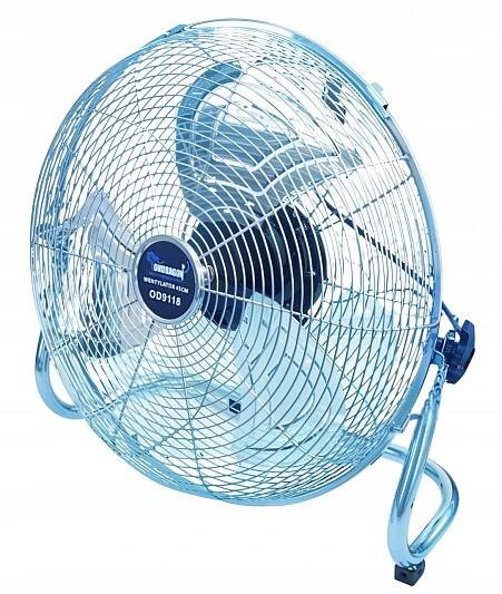 CYLKULATOR VZDUCHU PODLAHOVÝ VENTILÁTOR INOX200W VÝKONNÝ POKOJOVÝ 45cm 9118 Další funkce energeticky úsporné lopatky chráněné mřížkovým krytem ochranný kryt přední a zadní kovová ochranná mřížka nastavení úhlu naklonění nastavení náklonu rukojeť pro přenášení