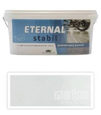 ETERNAL Stabil - vodou ředitelná barva na betonové podlahy 2.5 l Bílá 01