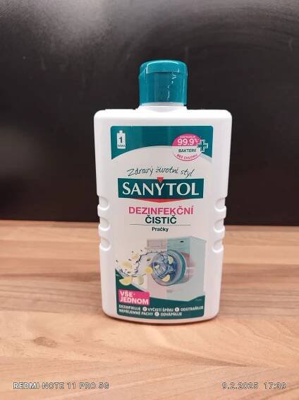 Recenze SANYTOL dezinfekční čistič pračky 240 ml | Alza.cz 