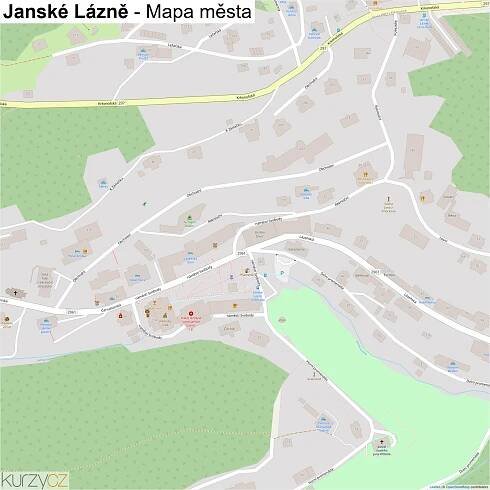 Janské Lázně - mapy | Kurzy.cz