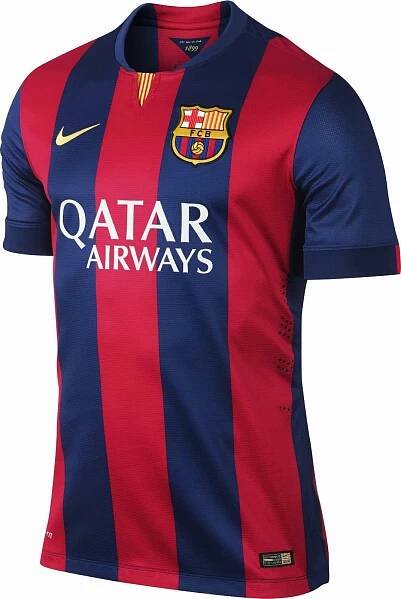 FC Barcelona 14-15 (2014-15) Home, Away and Third Kits