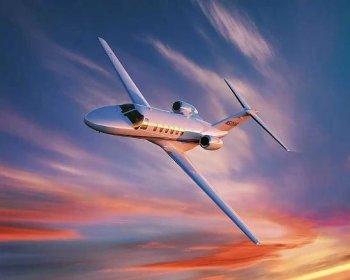 Gliding effortlessly through the clouds: The Cessna Citation CJ2 in flight