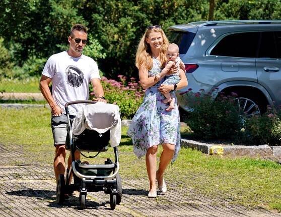 Tomáš Plekanec s Lucii Šafářovou.