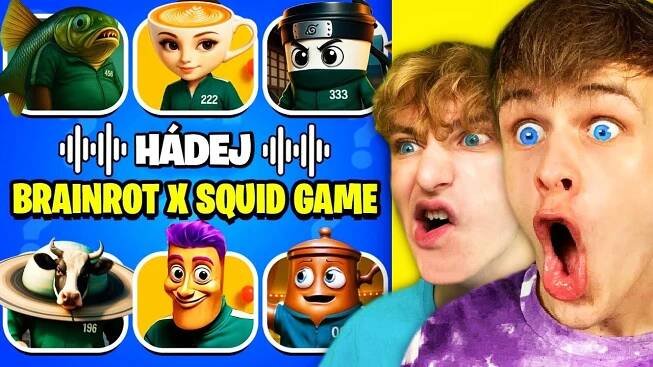 NEJTĚŽŠÍ SQUID GAME 3 a ITALSKÝ BRAINROT KVÍZ!