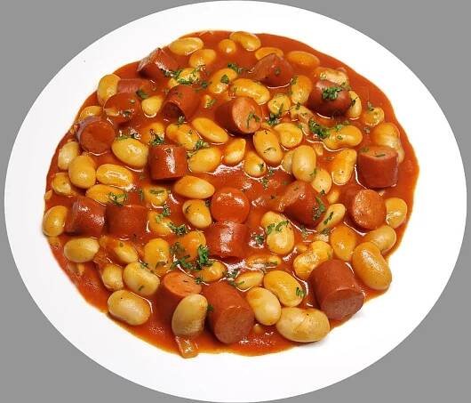 Trenčanský párek s fazolí recept