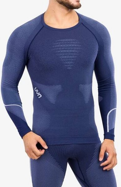 Funkční mikina UYN Ambityon UW Shirt LS - deep blue/avio