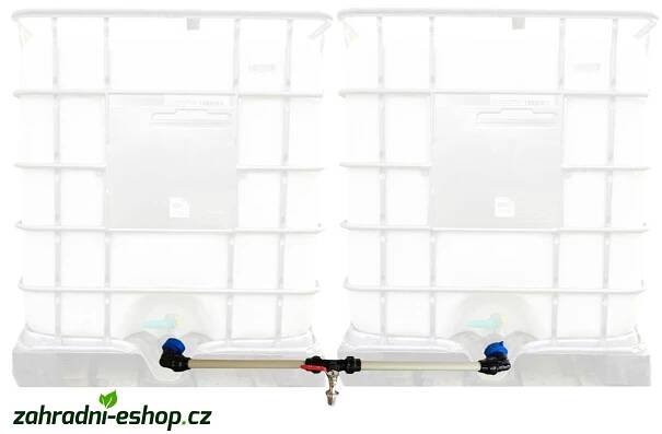 Propojení IBC kontejnerů 2ks - výstupní ventil 1/2" | Zahradni-eshop.cz