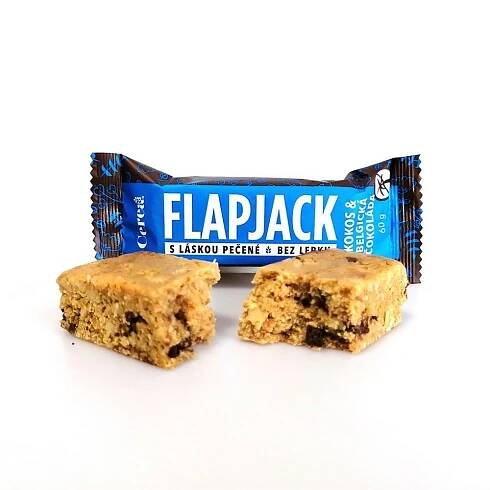 Cerea flapjack Kokos a belgická čokoláda 60g - Tyčinky | Apotheke
