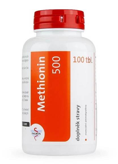 Fagron Methionin 500 100 tbl. od 279 Kč