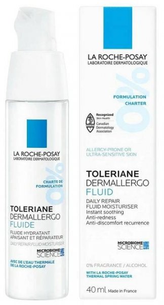 La Roche Posay Denní hydratační fluidní krém pro citlivou pleť Toleriane Dermallergo Fluid Moisturizer 40 ml