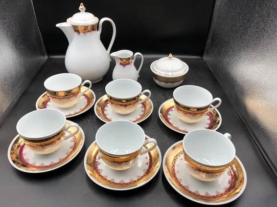 Starožitná porcelánový servis, Henrieta (22807)