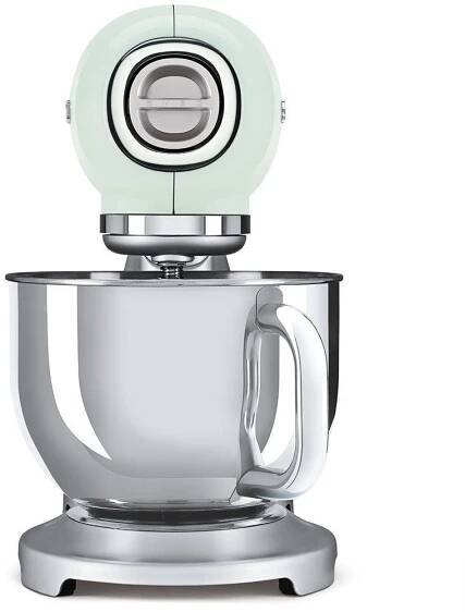 SMEG 50's Retro Style 4,8 l pastelově zelený, s nerezovým podstavcem