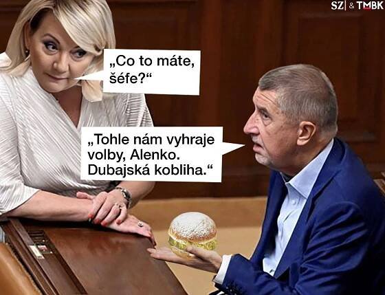 Pochoutka zvaná dubajská čokoláda se stala velmi oblíbenou hlavně u mladé generace. Za jednu tabulku jsou někteří ochotni zaplatit i stokoruny. Trendu se ihned chytilo hnutí ANO. Koláž TMBK pro Seznam Zprávy.