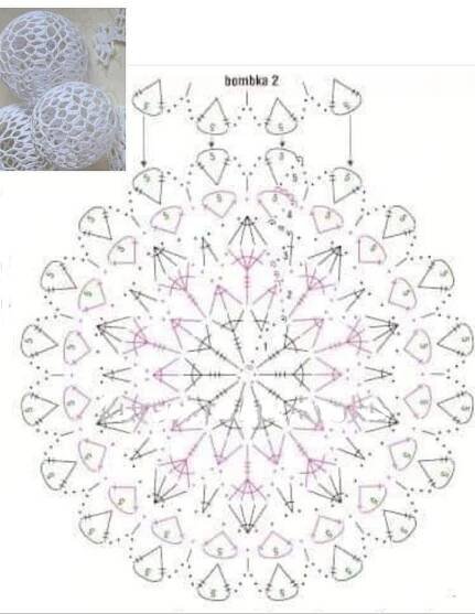 the instructions to make a crochet doily