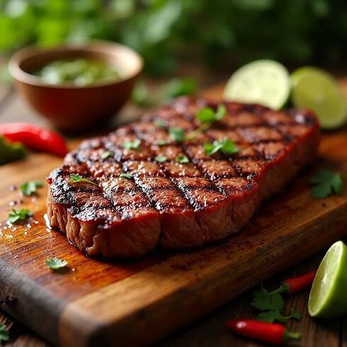 Grilovaný Flank Steak s Pikantní Chile-Limetkovou Marinádou - Zprávy.ai
