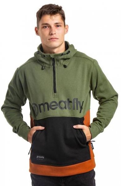 Meatfly mikina Tason olive/black zelená od 1 599 Kč - Heureka.cz