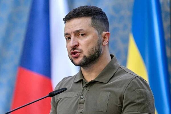 Ukrajinský prezident Volodymyr Zelenskyj.