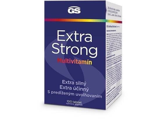 GS Extra Strong Multivitamín, 100 tbl 1×100 tbl, výžívový doplnok