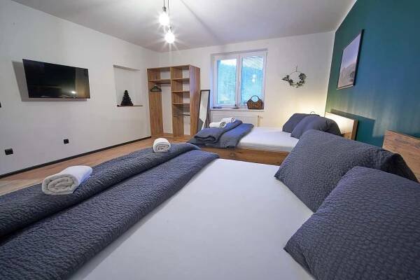 Apartmány U Rodinky, pronájem apartmánu Lipová-lázně - Horní Lipová - ubytování Jeseníky, 11000