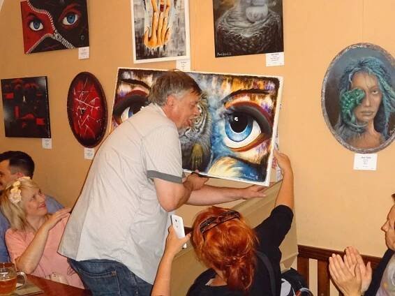 Napa bar gallery Praha - výstava Monti Kubrik-Petr Hofman | Josef "Pepíno" Balek