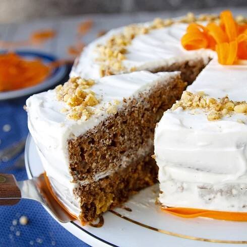 Fitness mrkvový dort bez cukru - zdravý recept