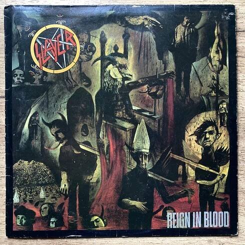 SLAYER Reign in blood UK 1PRESS 1986 | Aukro