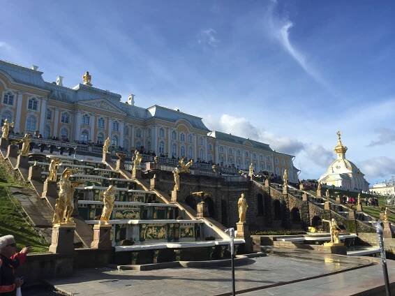Peterhof Palace laid out by Peter the Great