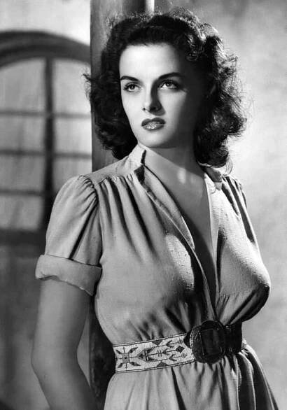 old Hollywood actresses photos, Jane Russell photo,actress sex symbol of Hollywood 40s- 50s  