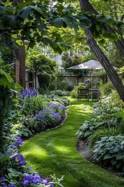 Pin by Kathleen Boehmig on Gardens, plants & flowers, yard features in 2025 | Garden planning, Beautiful gardens, Backyard landscaping