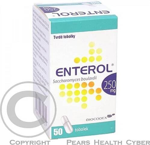 ENTEROL 50X250MG Tobolky - Lékárna Damona