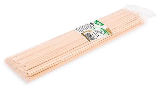 Špejle hrocené bambusové 100ks/40cm, průměr 5cm • Hrapa - Papírnictví a drogerie