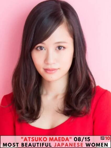 Atsuko Maeda 8th MOST BEAUTIFUL WOMEN in JAPANESE
