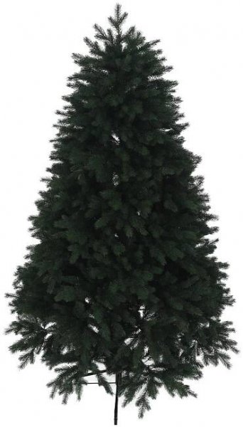 Umelý vianočný stromček zelený vysoký 180 cm