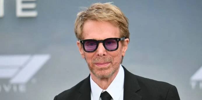 Jerry Bruckheimer na premiéře filmu F1: The Movie