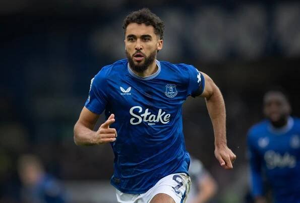 Dominic Calvert-Lewin of Everton FC in action.