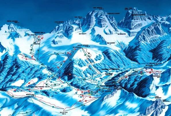 Toulky Dolomity (únor 2008)