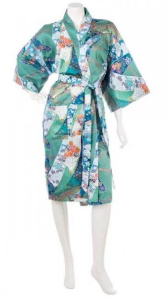 Japonské dámské krátké kimono Yukata Ribbon EU