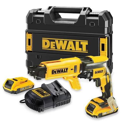 DeWALT DCF620D2K 18V akušroubovák do sadrokartónu, 2x2Ah, nabíječka, Tstak | Exkalibr.cz