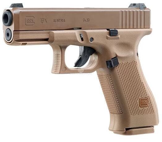 Vzduchová pistole Umarex Glock 19X BlowBack ráže 4,5 mm | streleckyraj.cz