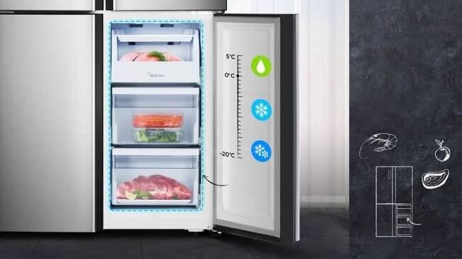Americká lednice Hisense RQ689N4AC2