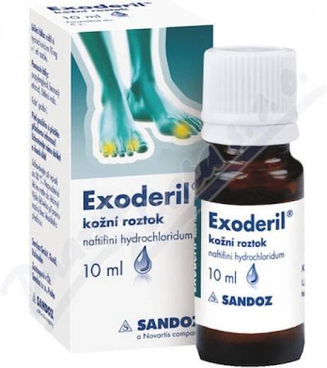 EXODERIL ® 10 mg/ml kožní roztok, 10 ml