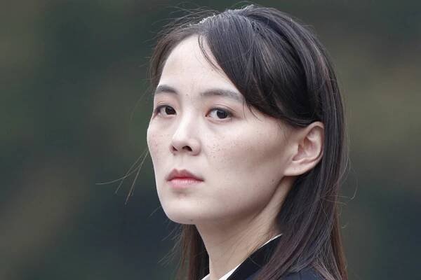 Sestra severokorejského vůdce Kim Jo-čong na fotce z března 2019