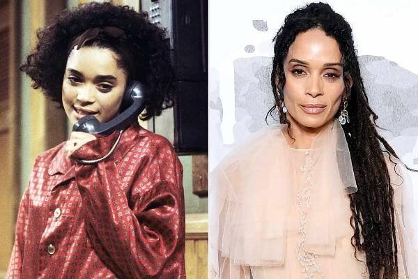 Lisa Bonet as Denise Huxtable on 'The Cosby Show'; Lisa Bonet attends the Cocktail at Fendi Couture Fall Winter 2019/2020 on July 04, 2019 in Rome, Italy